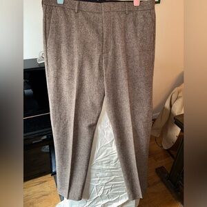 NWT J.Crew Thomson Slim Fit Tweed Wool Blend Dress Pants - 36x32